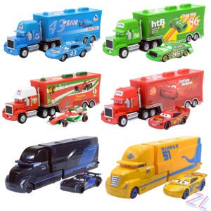 Disney Pixar Cars 3 Toys Car 1:55 Lightning Mcqueen Mack Uncle Truck Rescue Collection Alloy car model childrens toy gift