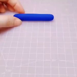 Roller Clay Acrylic Anti Lengket / Acrylic Solid Roller Clay Polymer - Pin Roller Fondant Kue Baking Tools - Batang Penggilas Trasnparan Estetik Tanah Liat - Rolling Pin / Akrilik Rolling Pin Fondant Alat Clay Tools Clay