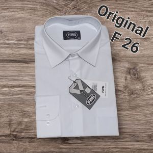 Promo Kemeja Polos Lengan Panjang Pria Kemeja Kerja Pria Modern Putih Hitam Marun Biru Murah