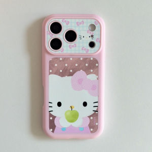 Sanrio | Ốp Điện Thoại Hello Kitty Hoạt Hình Dễ Thương Phong Cách Y2K Cho iPhone 18 Pro Max 18 Pro 17 Pro Max 18 17 16 15 Pro Max Chất Liệu Nhựa Chống Xước