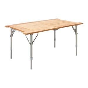 Kingcamp | Outdoor Adjustable Portable Bamboo Surface Table