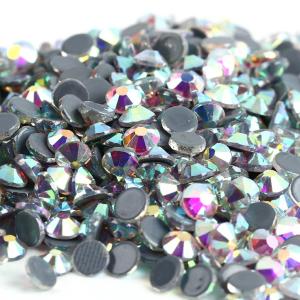 SS6-SS30 40Colors Crystal AB DMC Hot Fix RhinestonesGlass Strass Hotfix Iron On Rhinestones Nailart Sewing & Fabric Decorations