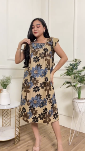 Daster Yukensi Jumbo Gogo Bunga Matahari Ld 130cm Pb 115 cm Daster terbaru 2025 Daster Kekinian