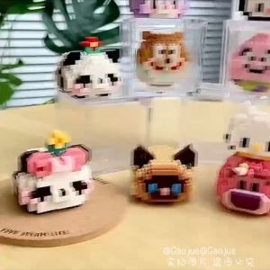 Building Block Mini Cartoon Block Education DIY 三丽鸥卡通玉桂狗美乐蒂草莓熊积木 Blok Mini Kartun Cinnamoroll Melody Sanrio Nano 3D Diamond