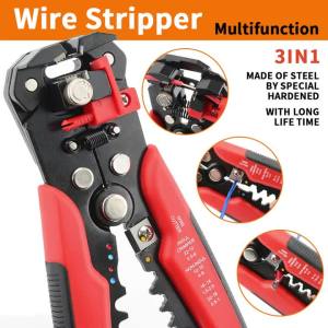 Multifunctional Automatic Wire Stripper Pliers AWG24-10 Cable Stripping AWG22-10 Terminal Crimping High Precision Hand Tool