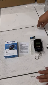 Timbangan Digital Presisi Tinggi Portabel - Timbangan Genggam 50kg / Timbangan Kurir / Timbangan Bagasi Mini