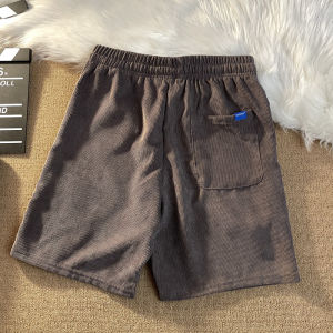 Fashion Brand Shawn Yue Shorts Mens Japanese-Style Retro Corduroy Casual Fifth Pants Hip Hop Versatile Street Workwear Pants