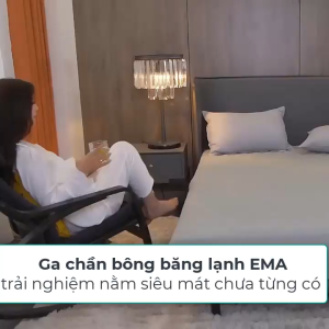 Ga trải giường chần bông băng lạnh độ 5 EMA bo chun cao cấp trải nghiệm nằm siêu mát chưa từng có