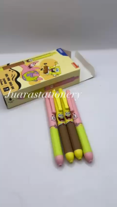 Pulpen Gel Retractable Deli Spongebob EG92-BK / Pulpen Gel Pulpen Spongebob