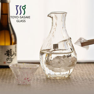 Japanese Import Toyo Sasaki Crystal Glass Clear Wine Warming Vessel for Wine Japanese Cold Wine Pot Gift Wine Set Gift