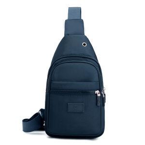 Fashionable Womens Crossbody Chest Bag 2023 New Casual Canvas Sports Bag Single Shoulder Bag Trendy Small Waist Bag