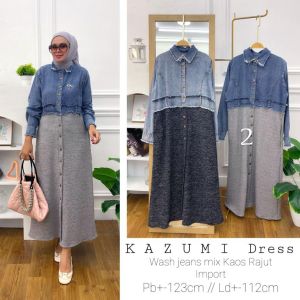 DRESS GAMIS MODE KAZUMI TERBARU BY YSJ