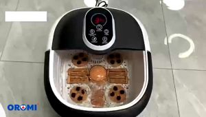 [TỰ ĐỘNG] Bồn Ngâm Chân OROMI ORM-KW610 - Con Lăn Massage Tự Động Xoay Bấm Huyệt Thư Giãn Làm Nóng Sục Sủi Hồng Ngoa