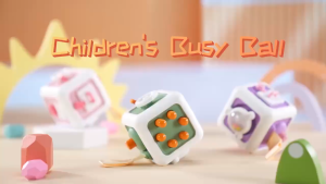 Little Buddy 6 in 1 Montessori Busy Cube Toy for Toddlers 18M+ | Educational Sensory Activity Cube Fine Motor Skills Development