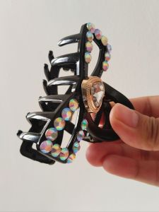 Sparkling Heart Hair Clamp Stylish Design Hair Accessories