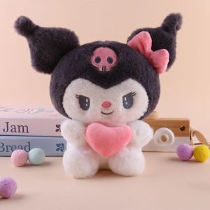 Sanrio | Hot Sanrio Hello Kitty Kuromi Pillow KT Plush Toy Girls Soft Stuffed Animal Toys Heart My Melody Cinnamoroll Stuff Doll Gifts/