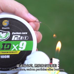 Jepang Kepang Karbon Senar PE X9 Warna Cokelat Kuat Anti Keriting Tidak Mudah Pudar Mulus Senar Pancing 100m