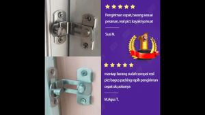 90° Door Lock Button Security Tools Clasp Stainless Steel Cabinet Hardware Flip Door Buckle