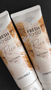 (Mới) Sữa rửa mặt Tonymoly Fresh to go Rice foam cleanser (170ml) - JAPAN