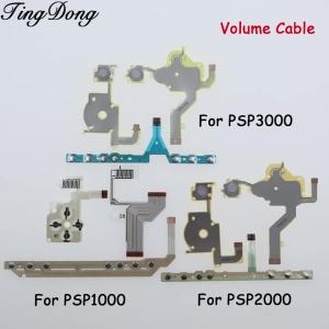 1Set Left Right Volume Buttons Flat Cable Replacement For PSP 1000/PSP 2000/PSP 3000 Controller Ribbon Flex Cable Repair Parts