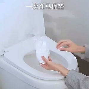 BATHI Bungkus Alas Kloset Duduk Sekali Pakai 10 PCS Travel Disposable Toilet Seat Covers Non Woven Anti Air