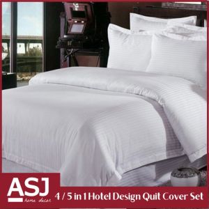 ASJ_4 in 1 - Hotel Style Deluxe Stripes Design Bedding Sets