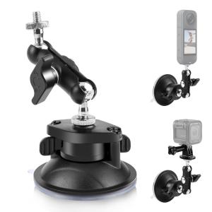 Magic Arm Suction Cup Mount Windshield Car Mount For Insta360 X4 X3/Gopro/ DJI Osmo Action 4 Panoramic Camera Accessories Stand