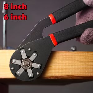 Cờ Lê Ma Thuật Đa Năng 6 Inch/8 Inch Thép Hợp Kim Lục Giác Cờ Lê Di Động Có Thể Kẹp Bằng Tay Để Sửa Chữa Và Bảo Trì Nhà Cửa