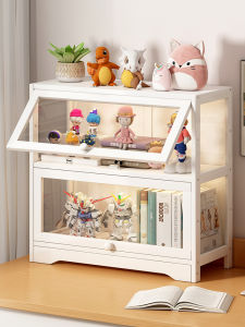 CHUJUN | Kệ Trưng Bày Đồ Chơi Nhỏ có Khoảng Lưu Trữ Chống Bụi Acrylic