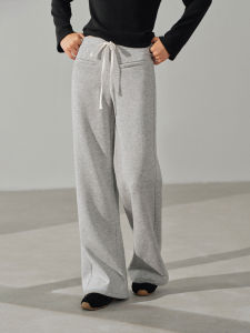 American Retro Loose Cozy Thickened Flare Pants