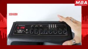 WEMICGLOBALSOUND ตู้ลำโพงล้อลาก15นิ้ว รุ่น MB9500U กำลัง350W ลำโพงคาราโอเกะ แถมฟรีไมค์ลอยคู่ มีบลูทูธ เสียงดี เบสหนัก ตู้ลำโพงช่วยสอน Bluetooth speaker