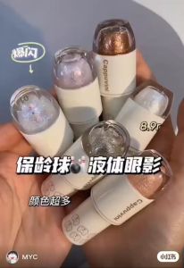 C.165.อายแชโดว์ลิควิด Cappuvini เนื้อลิขวิด แต่งกลิตเตอร์ ประกายมุก รูปหมีน้อย  ไฮไลท์ แต่งกลิตเตอร์ ประกายมุก