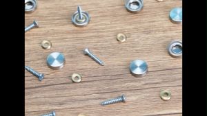 8pcs Mirror Screws Decorative Caps Cover 16/22/25mm Stainless Steel Mirror Screws Fasteners Sign Advertising Hardware