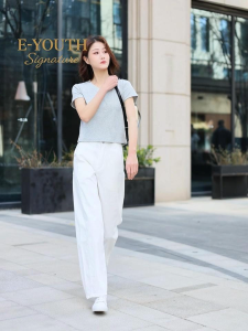E-YOUTH Signature Gentle Curve Pants – Sculpted Fit | EYS1002