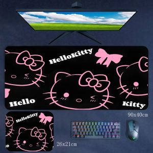 Sanrio | Tấm Lót Chuột Cao Su In Hình Hello Kitty Dành Cho Dã Ngoại Ngoài Trời Lái Xe Độ Chính Xác Cao Cạnh Được Cố Định Thảm Trải Bàn Hoạt Hình Của Sanrio