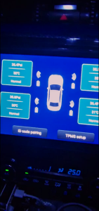 Xe không dây áp suất lốp hệ thống giám sát năng lượng mặt trời áp suất lốp xe ô tô báo động nhiệt độ cảnh báo với màn hình LCD 4 Bộ cảm biến bên ngoài