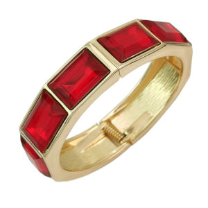 Cross-Border New Arrival Fashion Palace Style Luxury Acrylic Rhombus Opening and Closing Boutique Bracelet Christmas Gift Bracelet Female