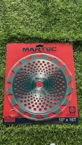 ใบมีด ใบมีดวงเดือน วงเดือนตัดหญ้า 10นิ้ว 16ฟัน ฟันติดเพชร MARTEC