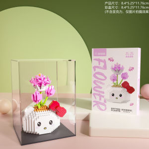 Strawberry Bear Building Blocks Toy Small Particle Assembly Childrens Plaything Teachers Day Handmade Gift New 2025 Model