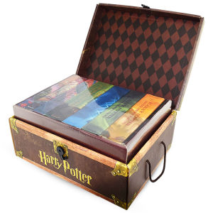 7Pcs Harry Potter Hardcover Trunk Chest Boxed Set: Books 1-7 Hardcover – Box set by J. K. Rowling Original English books