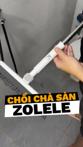 Zolele C1 Telescopic Handle Cleaning Floor Scrub Brush 2 In 1 Super Large Brush And Scraper Dual-purpose Crevice Brush
