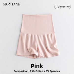 Mom Jane | Pregnancy Safety Shorts Thin Summer Cotton High Waist Anti-peek