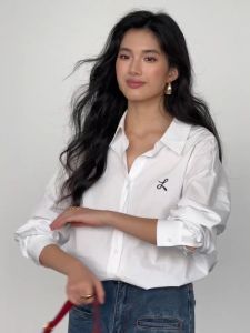 Blouse for Women Korean embroidery Temperament Shirt Top