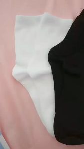 ถุงเท้าข้อยาววินเทจแฟชั่น สไตล์ญี่ปุ่น มินิมอล สีพื้น ผ้าฝ้าย มี9ลายให้ได้เลือก gh99