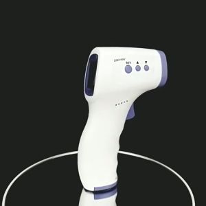 Handheld Non-contact Infrared Thermometer LCD Screen Digital Rapid Measurement Fahrenheit and Degrees Celsius Mode Conversion Home Forehead Temperature Meter Electronic Fever Alarm for Adults Kid Elderly Accurate Easy-to-use Thermometer