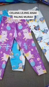 Paket Hemat Beli 3 Gratis 1 Legging Motif Anak