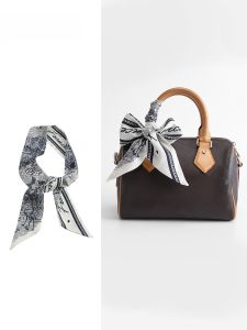 Ingenious Handmade Workshop Speedy20 Handle Strap Silk Scarf Bag Fancy Decorative Ribbon All-Matching Bag Strap Accessories