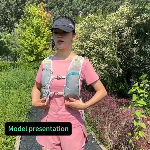 Newboler 140g Ultra-Lightweight Hydration Backpack for Cycling & Running - Breathable Hydration Vest with 2L Water Bladder - Perfect for Marathon Jogging Hiking & Outdoor Adventures - Ergonomic Design for Enhanced Comfort & Performance