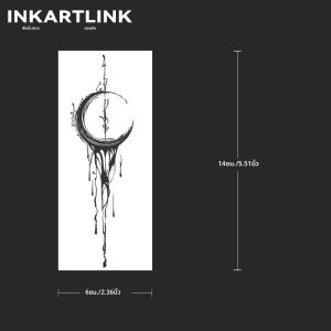 Moonscars รอยสักชั่วคราว Last ถึง 15 วันเทคโนโลยีใหม่ Magic กันน้ํากึ่งถาวรสติกเกอร์