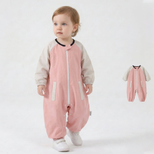 UCBABY | Cotton Long Sleeve Easy-to-Crawl Baby Onesie